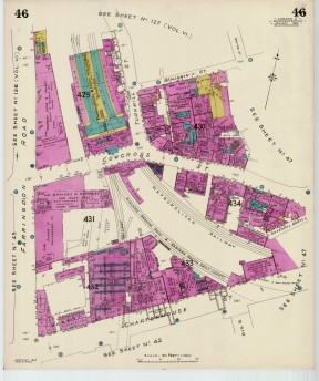 Goad Old Street Map 46 London Ii Resurveyed & Reissued January 1962