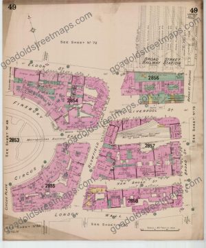 Goad Old Street Map 49 London Iii Aug 1927 Reissue (preview)