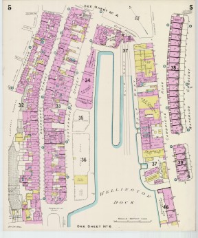 Goad Old Street Map 5 Dover March 1905