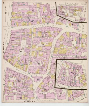 Goad Old Street Map 5 Plymouth July 1891