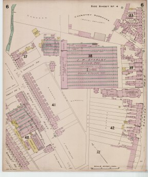 Goad Old Street Map 6 Coventry July 1897