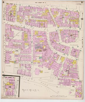 Goad Old Street Map 6 Plymouth July 1891