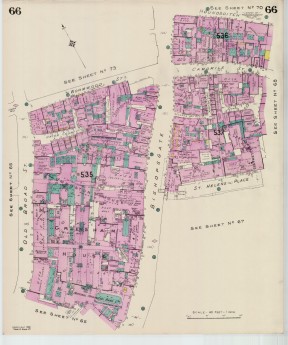 Goad Old Street Map 66 London Iii Resurveyed & Reissued Aug 1941