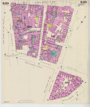 Goad Old Street Map B20 London B Resurveyed & Reissued August 1949