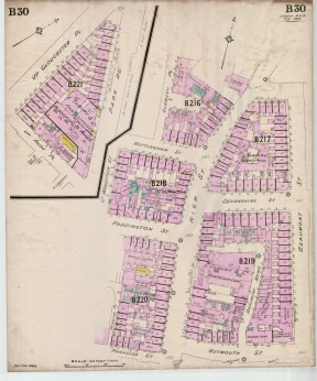 Goad Old Street Map B30 London Wnw Feb 1902