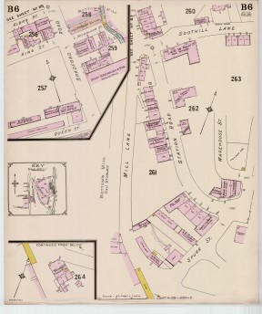 Goad Old Street Map B6 Batley Sept 1893