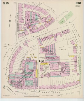 Goad Old Street Map E10 London N Oct 1930 (Extension)